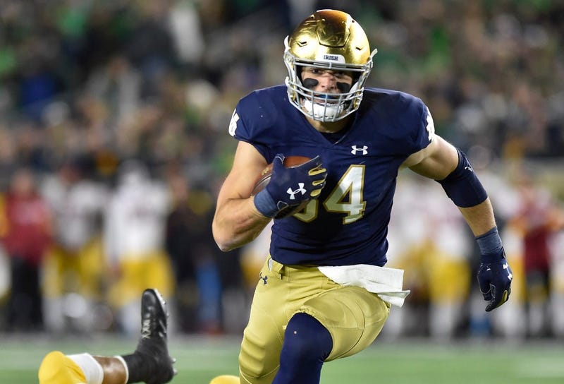 Notre Dame tight end Cole Kmet