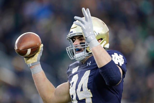 Cole Kmet, Chicago Bears, Football, Arlington Heights, Notre Dame 