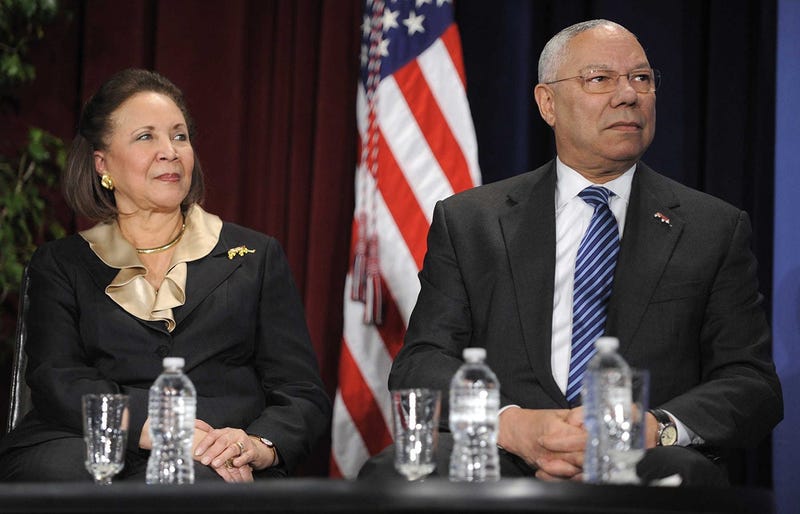 Alma and Colin Powell