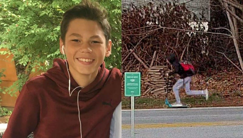 West Chester eighth grader Colin Vaughn went missing Thursday afternoon.