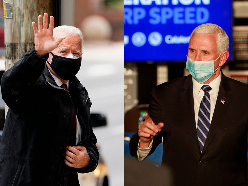 Joe Biden and Mike Pence