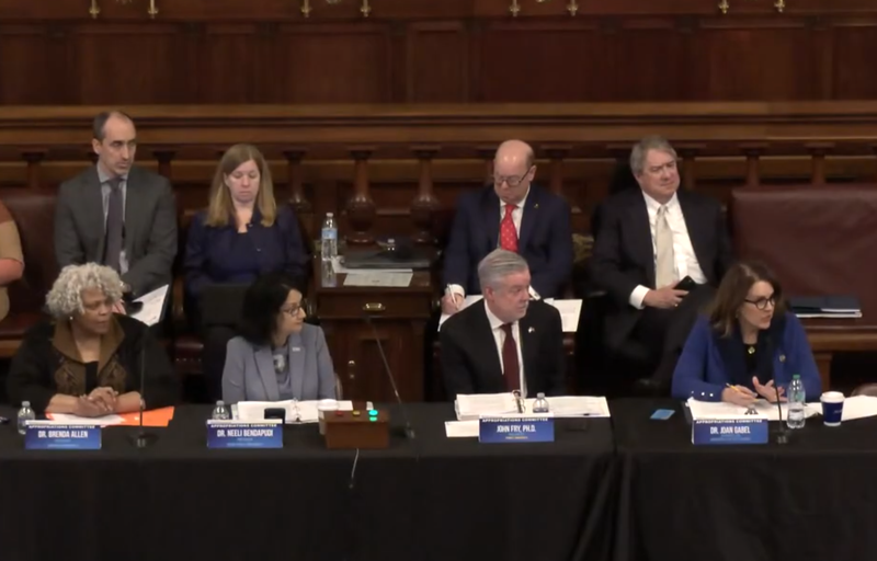 university leaders speak at Pa. House Appropriations Committee 