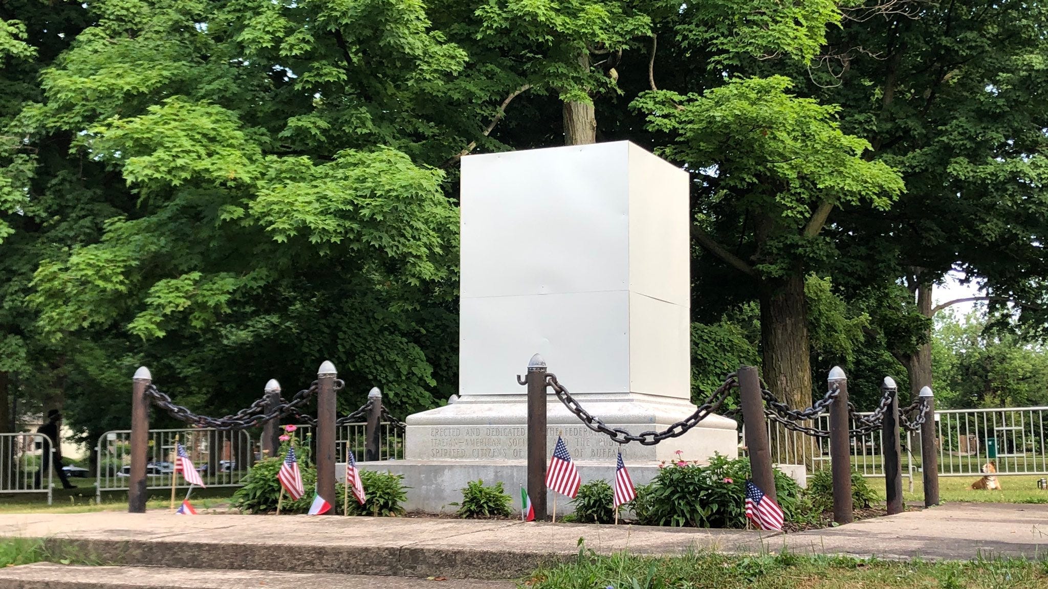 City of Buffalo removes Christopher Columbus Statue
