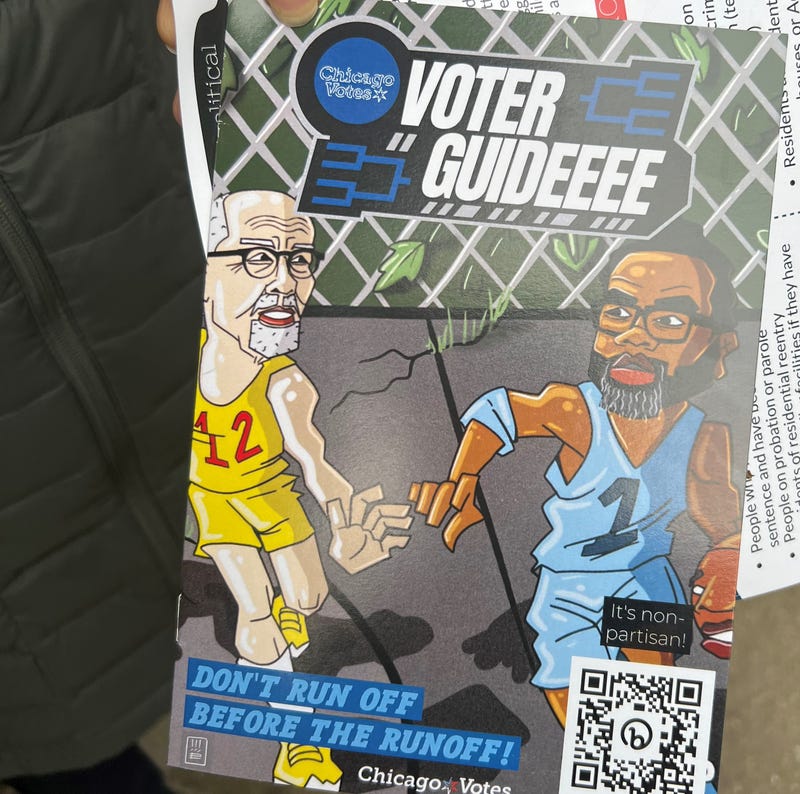comic book with mayoral candidates
