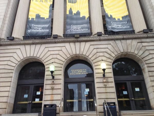 Community College of Philadelphia.