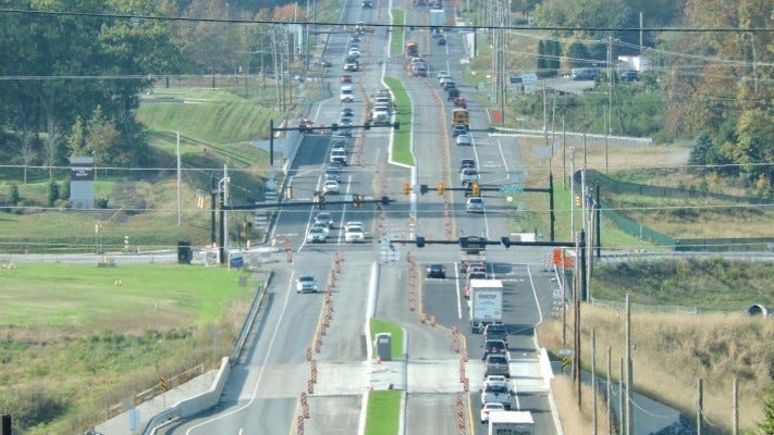 A major road construction project along a section of Route 322, the Conchester Highway in southwestern Delaware County, has just wrapped up.