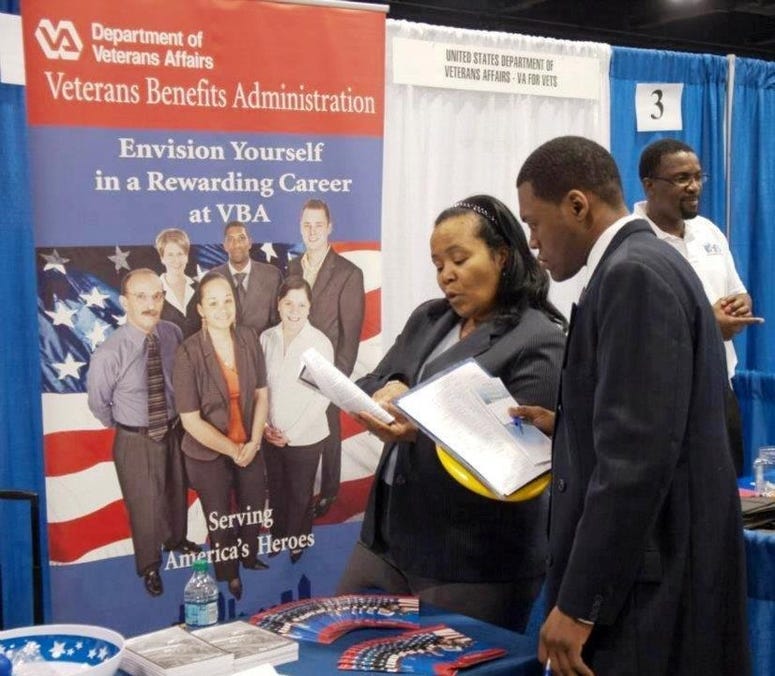 Participants during a previous jobs fair hosted by Congressman David Scott.