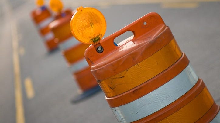Oakland County roads worker hit by car in 12 Mile Road construction zone