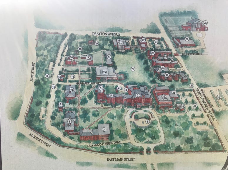 Map of Converse - Photo by Emily Gill