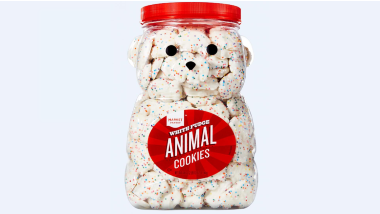Market Pantry White Fudge-covered Animal Cookies