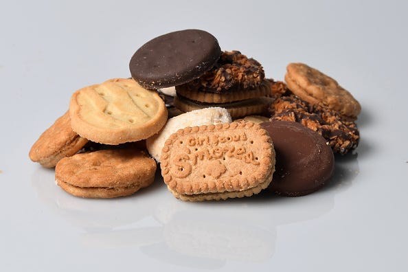 Girl Scout cookies 