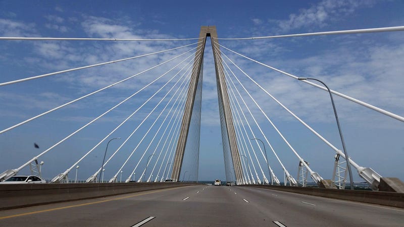 The Arthur Ravenel Jr. Bridge is a cable-stayed bridge over the Cooper River in South Carolina, connecting downtown Charleston to Mount Pleasant. It is named for Republican politician and businessman Arthur Ravenel Jr. from Charleston, South Carolina. Pho