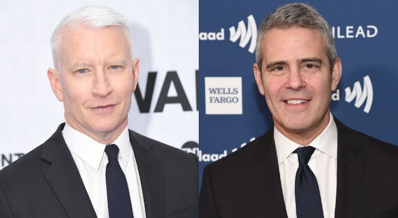 Anderson Cooper and Andy Cohen