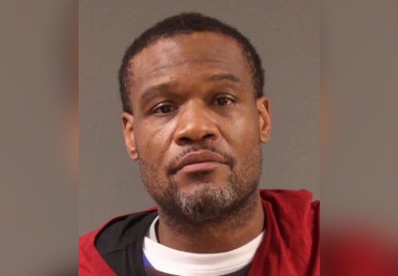 Mugshot of Haneef Cooper, man arrested for vandalism spree across Philadelphia that included damage to historic churches, other properties
