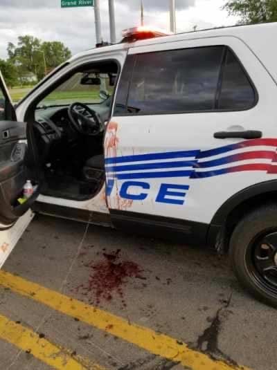 Detroit police shot and killed a man wielding a sword