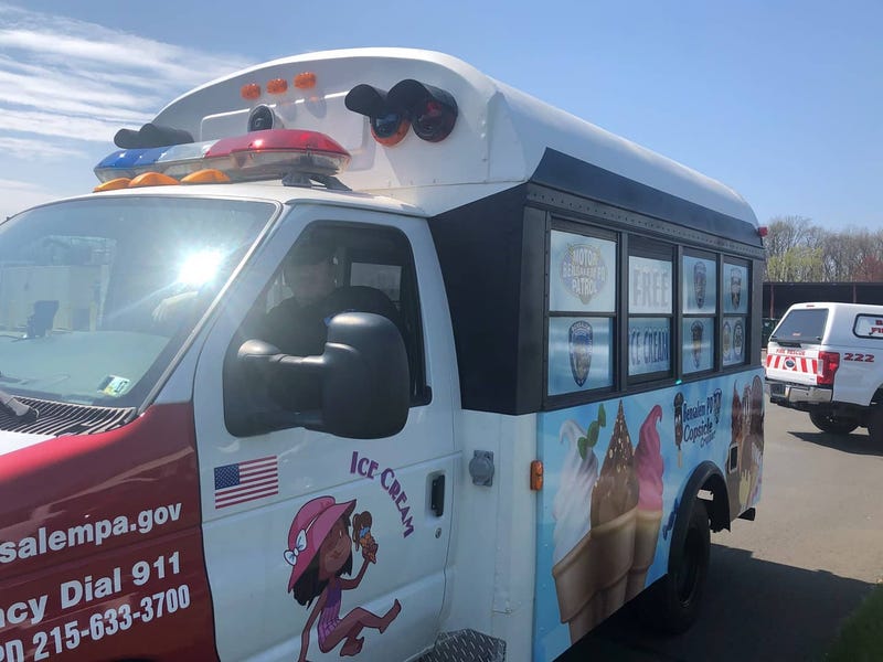 The Bensalem Police Copsicle.