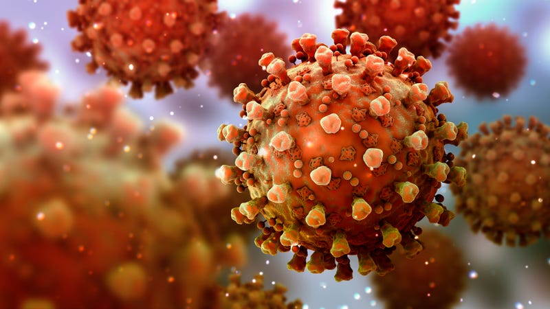 Artist rendering of the COVID-19 coronavirus