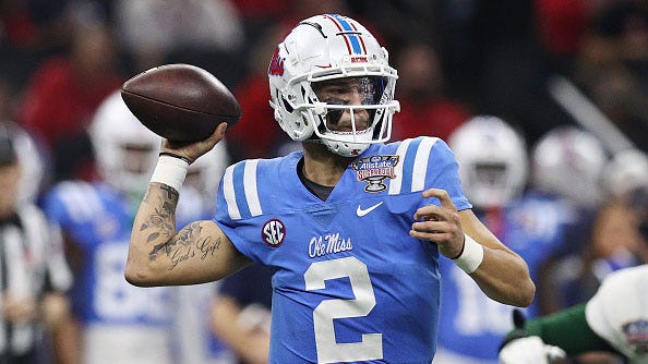 2022 NFL Draft scouting report: QB Matt Corral, Carolina Panthers