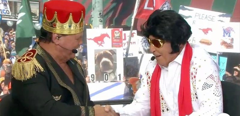 Jerry Lawler the King and Lee Corso