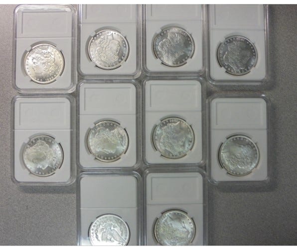 Customs agents seized this counterfeit currency at O’Hare International Airport.