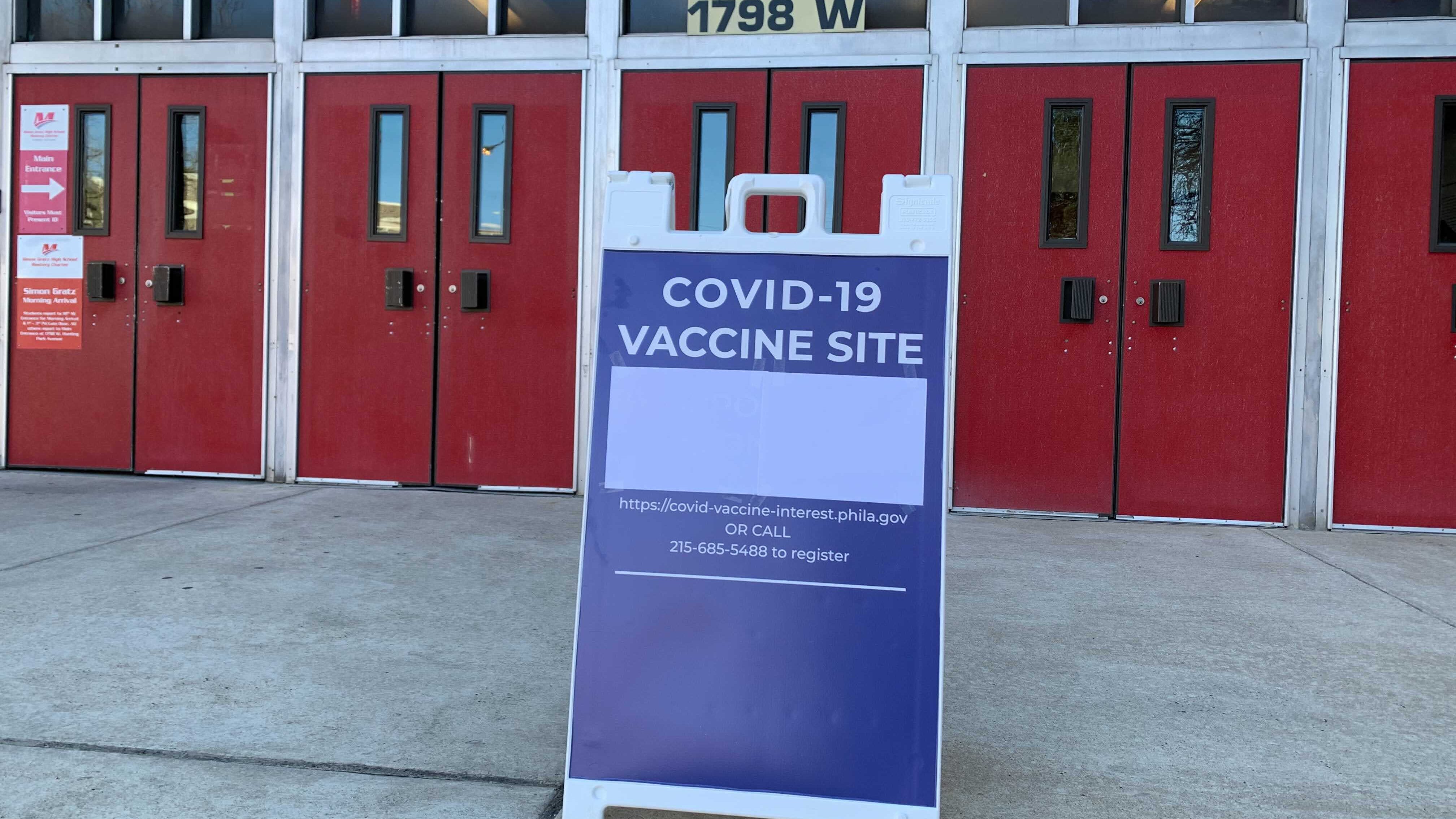 Vaccines now available for all Philadelphians 16 and older