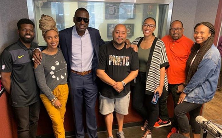 Yusuf Salaam & Raymond Santana With The Morning Culture Team