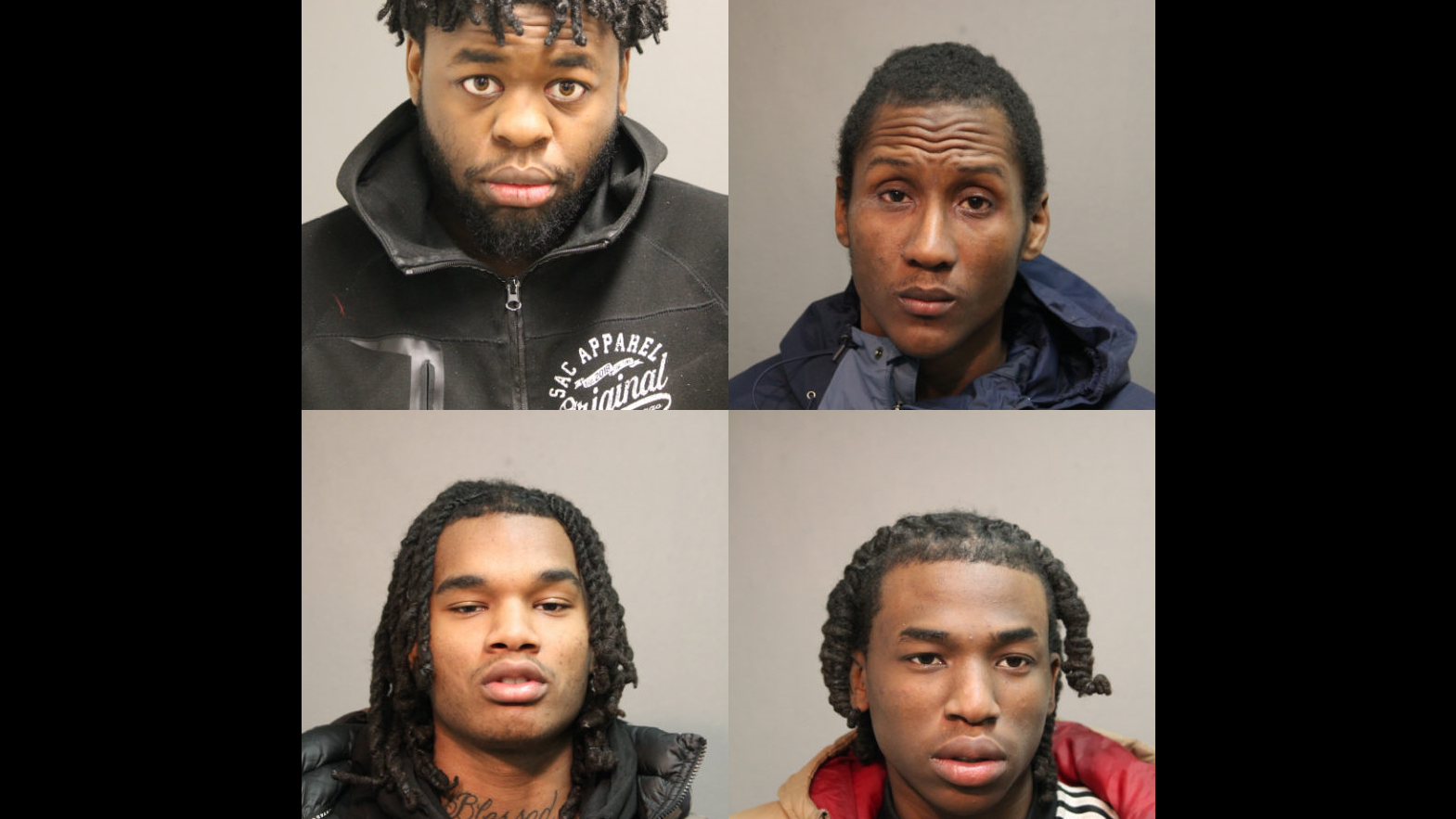 4 men charged with series of armed robberies after fiery crash, police chase on North Side