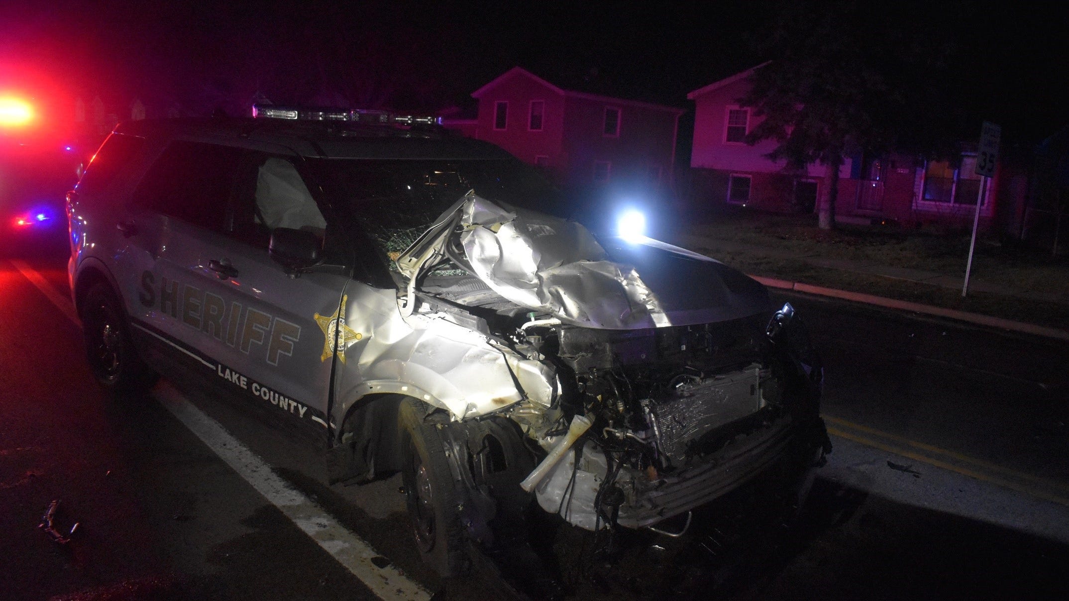 Driver popping open a beer can collides with police SUV, injuring deputy: sheriff