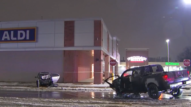 Car crash in Port Richmond