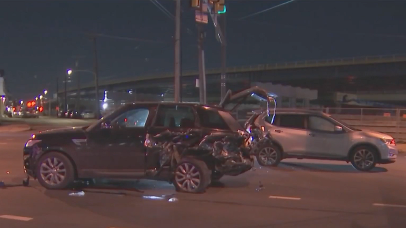 5-year-old boy critically injured in chain reaction multi-car crash in Northeast Philadelphia