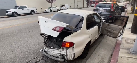 These vehicles either hit debris from the deadly crash or were involved in collisions after the wrong-way incident on the 101 Freeway.