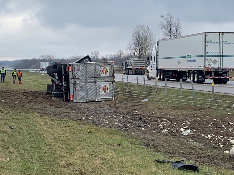 I-94 crash scene