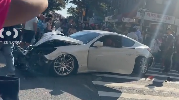 A collision involving multiple cars occurred in Sunnyside Saturday afternoon.