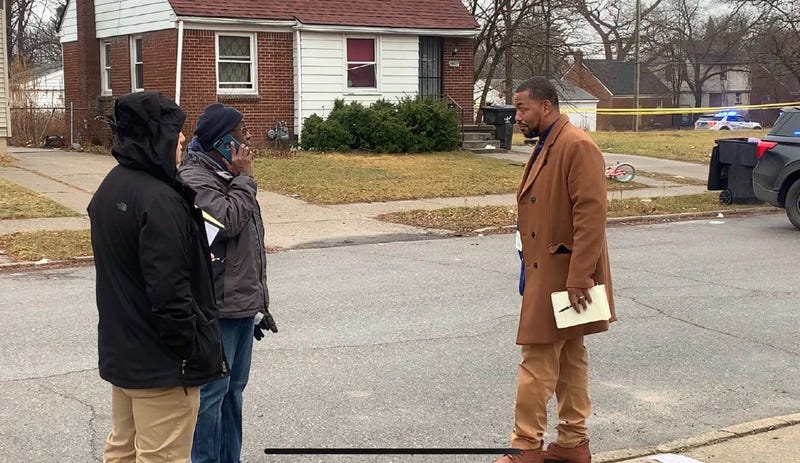 Police on the scene of a fatal shooting on Jan. 4, 2023