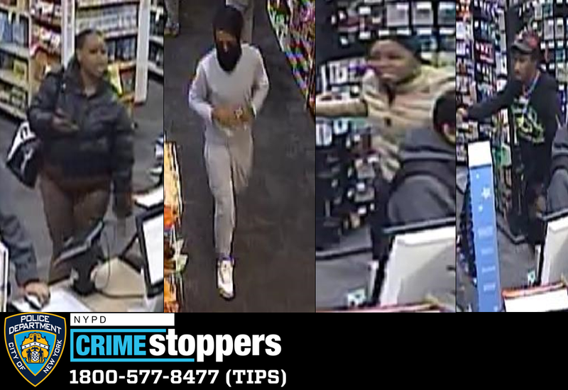 4 thieves grab merch at Staten Island CVS, pull gun when confronted