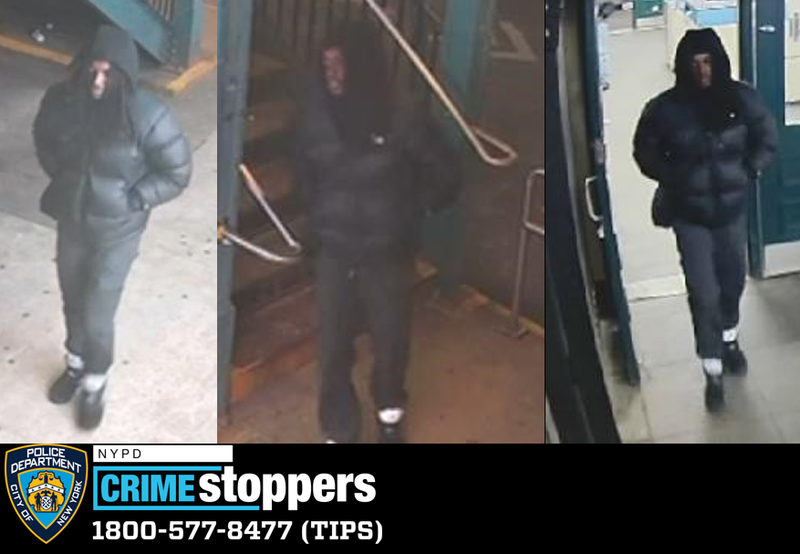 Police are searching for a man suspected of shooting a grandfather aboard a 3 train in Brownsville on Jan. 14