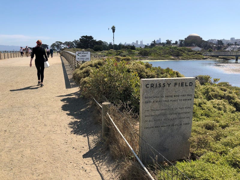 Mason Street at San Francisco's Crissy Field closes for six months to allow for new marshland