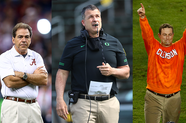 Mario Cristobal Nick Saban Dabo Swinney