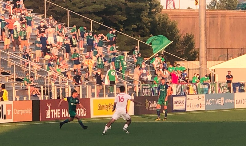 First game in Hartford since March: Athletic soccer home opener