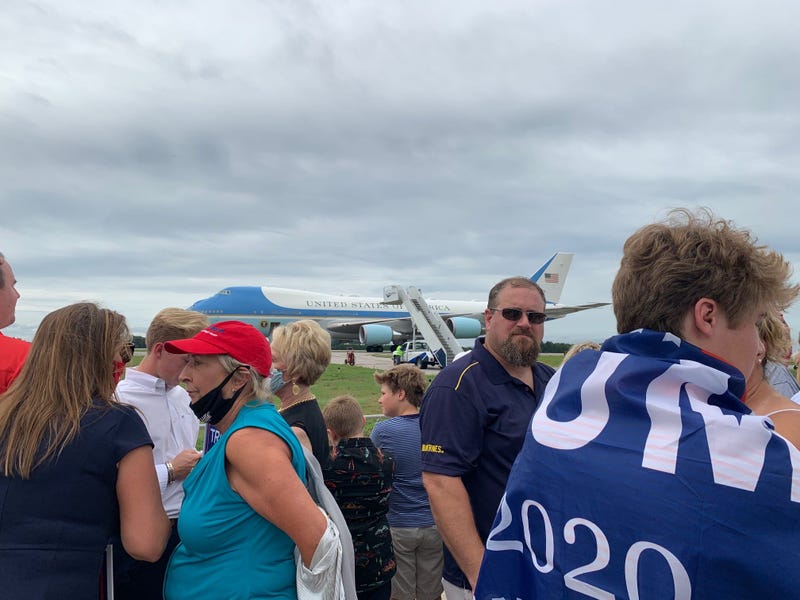 Crowd in Front of Plane - Steve Sinicropi