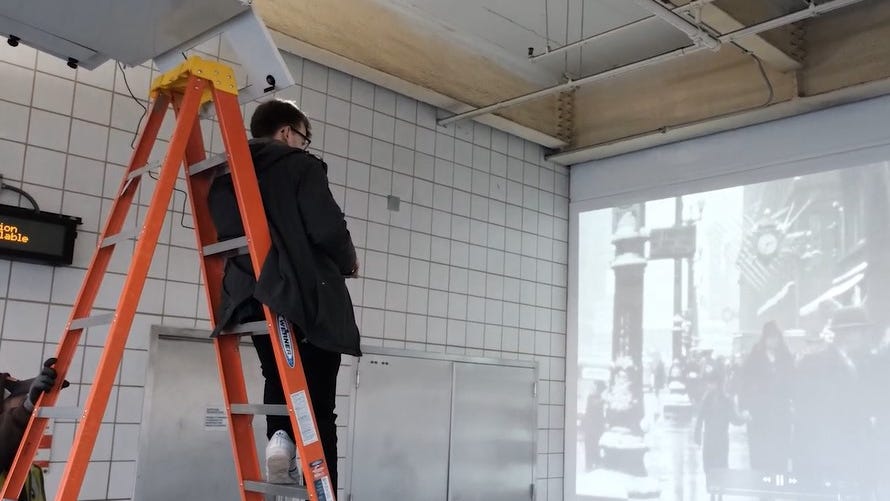 CTA riders can take trip down memory lane with new video exhibit at West Side station