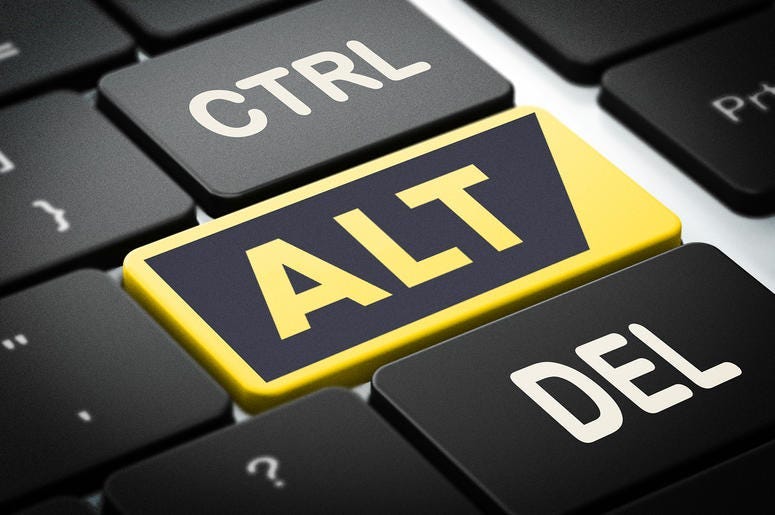 ctrl+alt+del