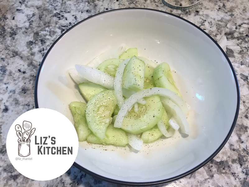 Cucumber Onion Salad 