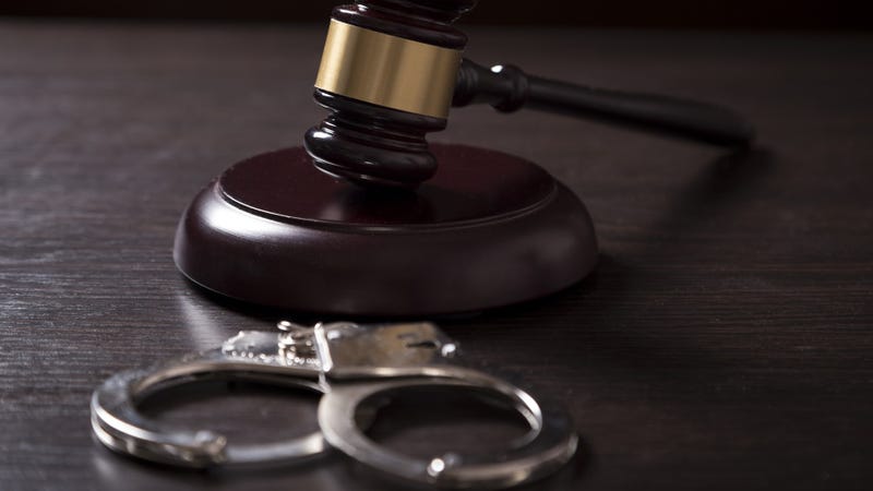 Under arrest - stock photo