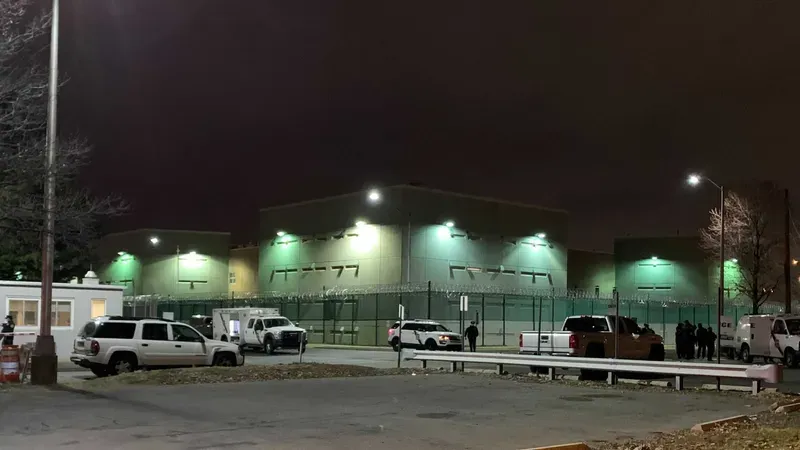 Curran-Fromhold Correctional Facility, pictured on March 18, 2021.