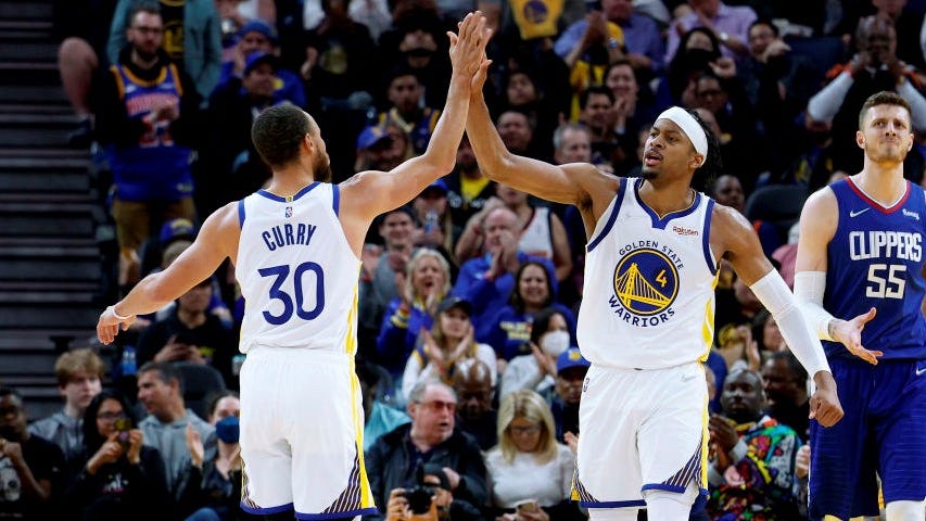 Moses Moody loves to 'soak up game' from Warriors stars