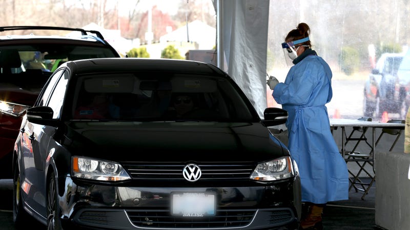 CVS Drive-Thru coronavirus testing location