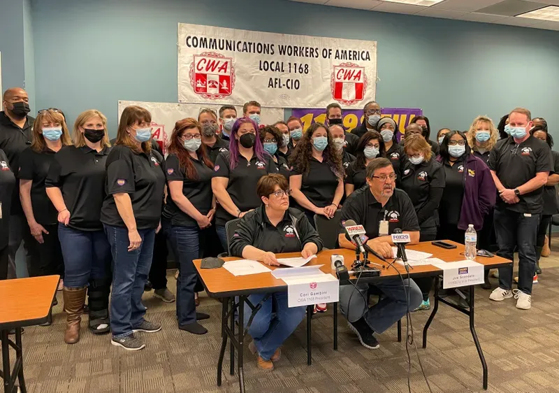CWA and 1199SEIU are announcing a strike authorization vote against Kaleida Health. Voting will take place next month as negotiations continue between the unions and Kaleida.