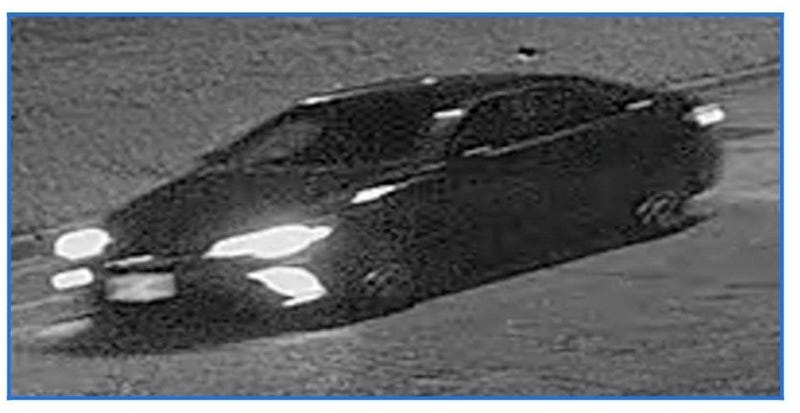 Photo of car police said was involved in shooting of off-duty cop