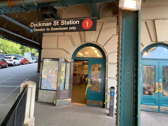1 Train Dyckman Street